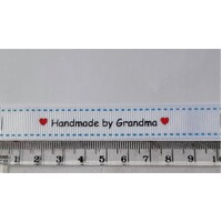 Tag-White, Handmade by Grandma