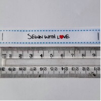 Tag-White, Sewn with Love