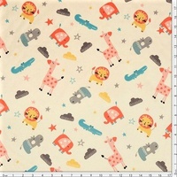 Print, Pastel Zoo Babies