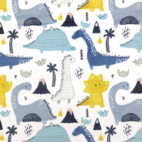 Print, Dino Blue
