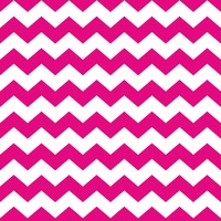 Print, Hot Pink and White Chevron (One meter)