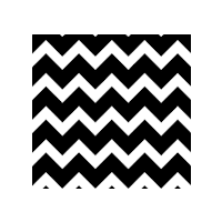 Print Black and White Chevron