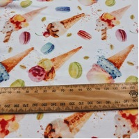 Print Yummy Ice Creams (Half meter)