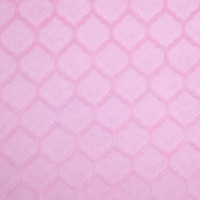 Lattice Embossed Light Pink Minky****PRICE REDUCED