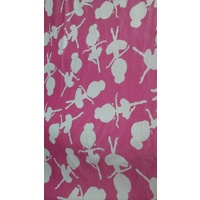 Pink and White Ballerina design 