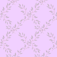 D- Eucalyptus pattern on light purple background- One metre