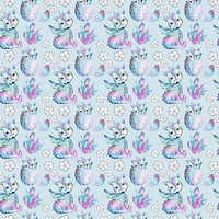 B- Shimmery Dragon - Blue (one metre)