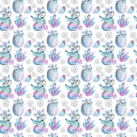 H- Shimmery Dragon - White (one metre)