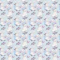 White Rabbit - Light Blue (one metre)