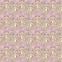 E- Mumma and baby Bear - Blush (one metre)