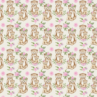 H- Mumma and baby Bear - Cream (one metre)