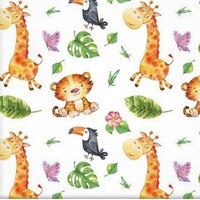 G- Tiger and Giraffe White background (One metre)