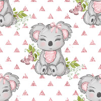 A- Cute Koala White Background (One metre)