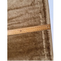 Smooth - Light Brown MANUFACTURE FAULT-150CM+ WIDTH, PRECUT 1M LENGTH