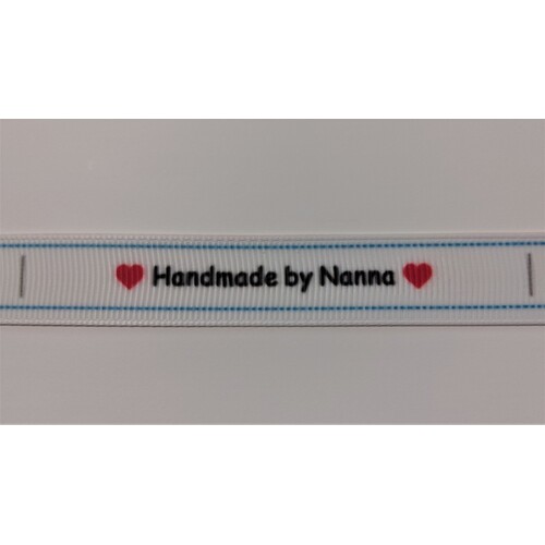 ***NEW***Tag, White, printed,❤Handmade by Nanna❤
