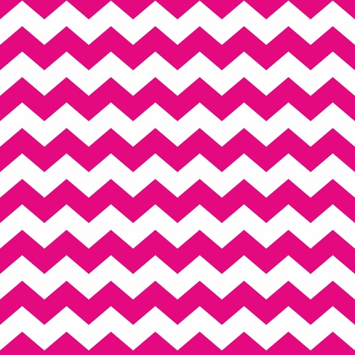 Print, Hot Pink and White Chevron****PRICE REDUCED