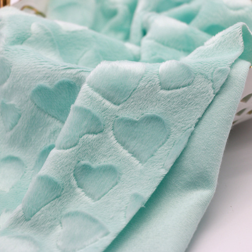 Heart Embossed Opal Minky****PRICE REDUCED