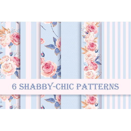 A SHABBY CHIC BLUE ROSES COLLECTION