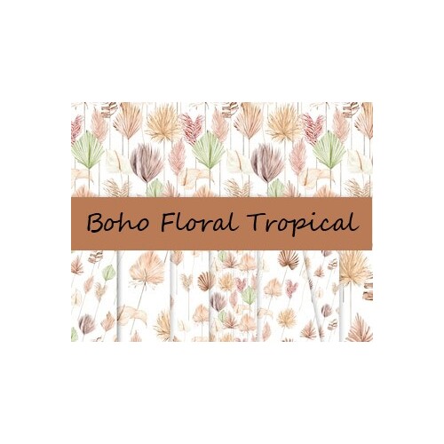 Boho Floral Tropical