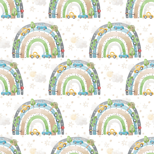 A NEW PRINT**RAINBOW  CAR COLLECTION