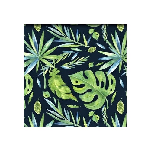 Monstera Leaf Print  (One metre)